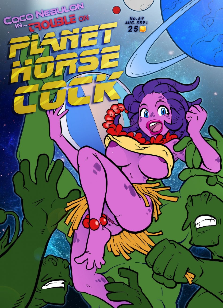 Coco Nebulon in ... Trouble On Planet Horse Cock porn comic picture 1
