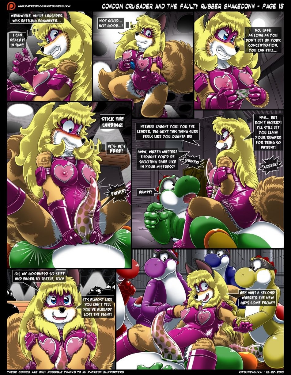 Condom Crusader And The Faulty Rubber Shakedown porn comic picture 15