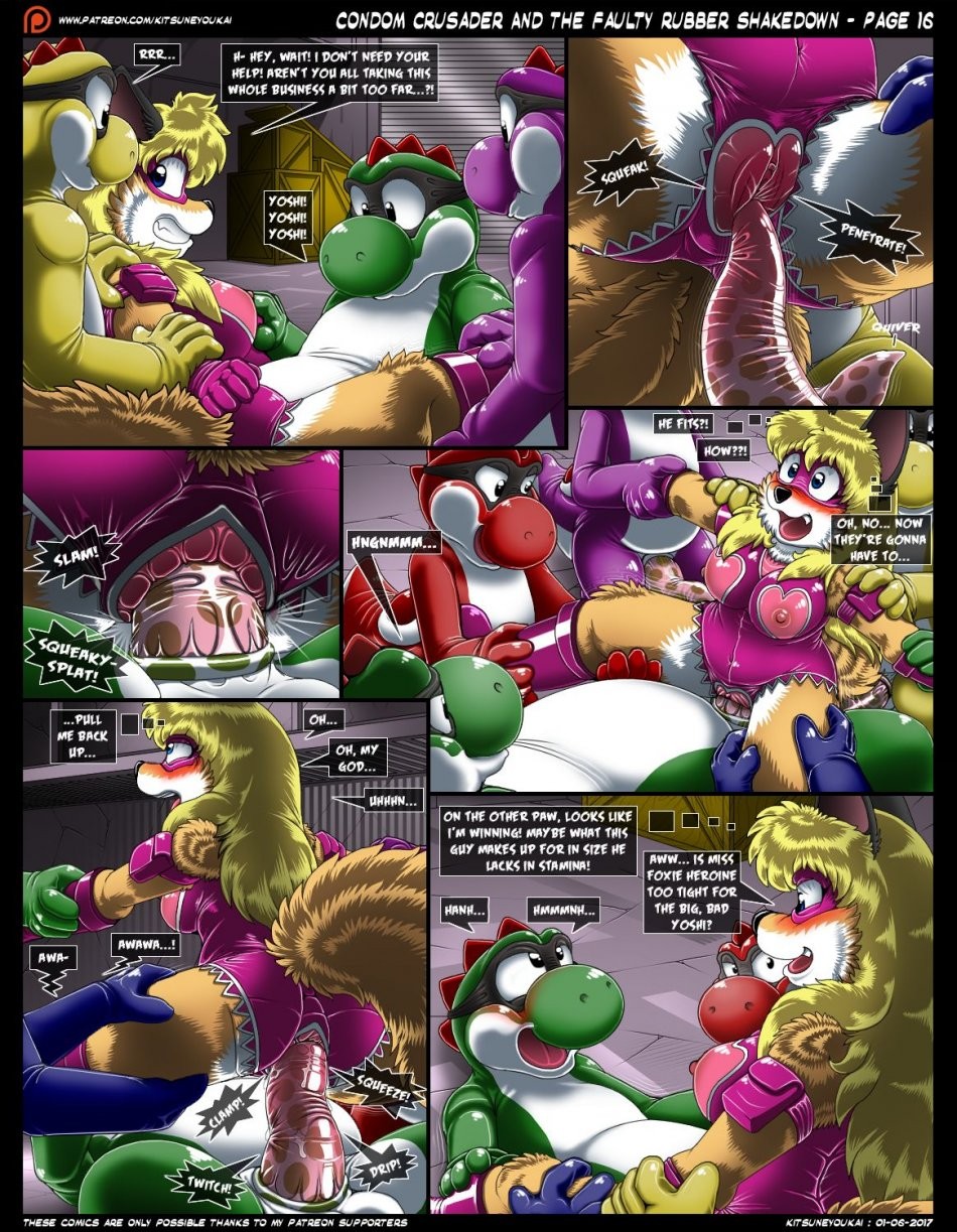 Condom Crusader And The Faulty Rubber Shakedown porn comic picture 16