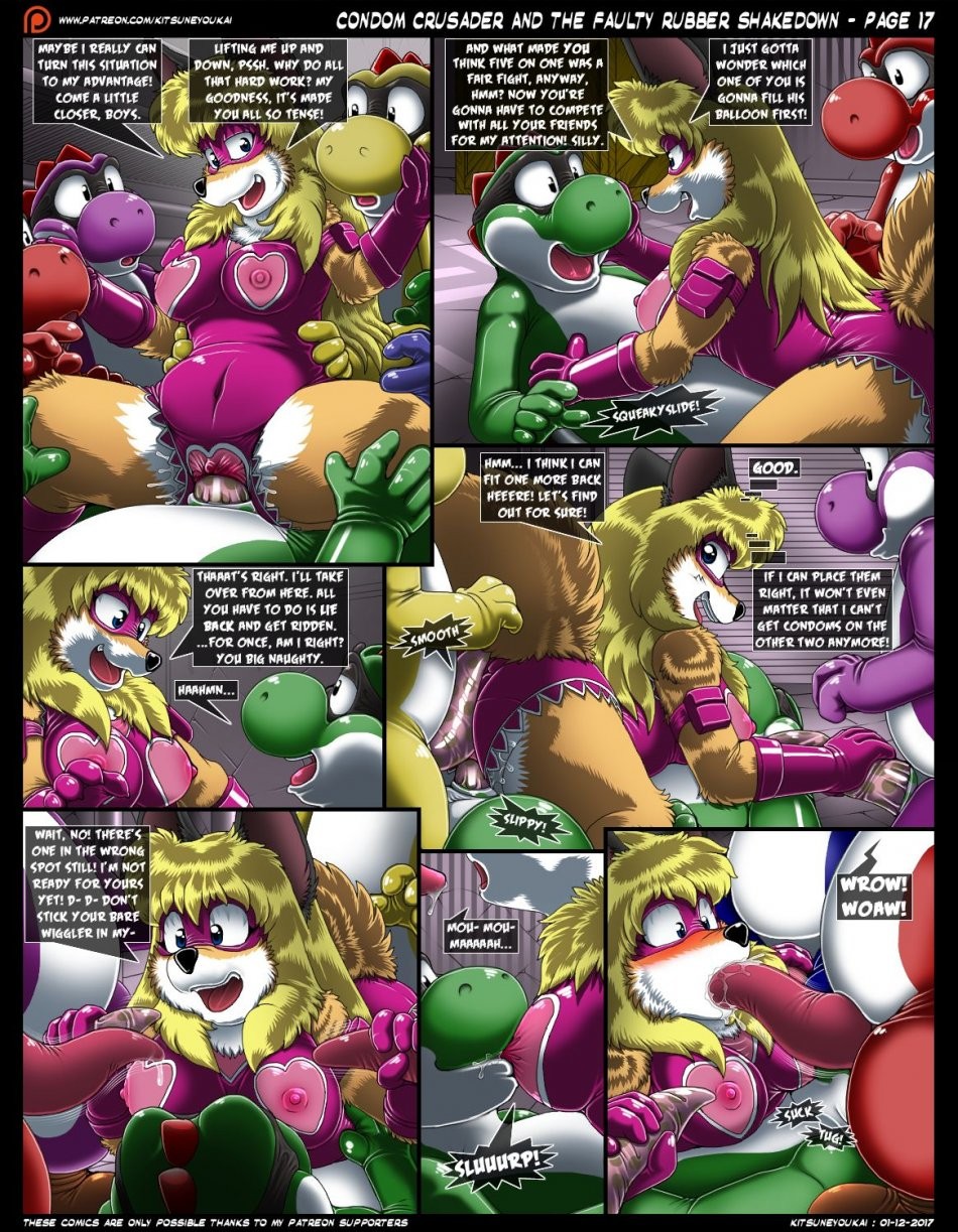 Condom Crusader And The Faulty Rubber Shakedown porn comic picture 17