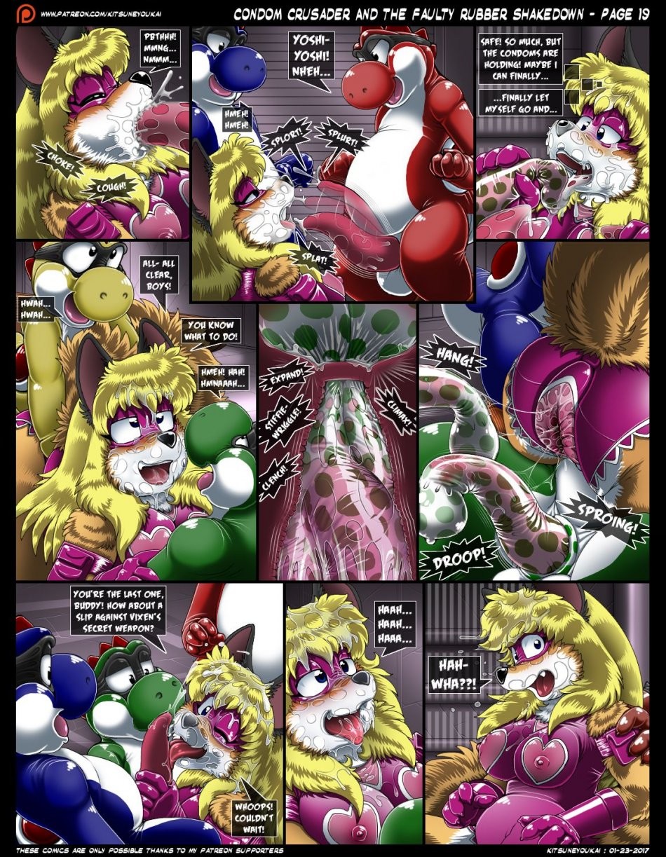 Condom Crusader And The Faulty Rubber Shakedown porn comic picture 19