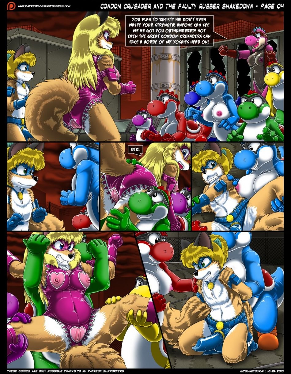 Condom Crusader And The Faulty Rubber Shakedown porn comic picture 4