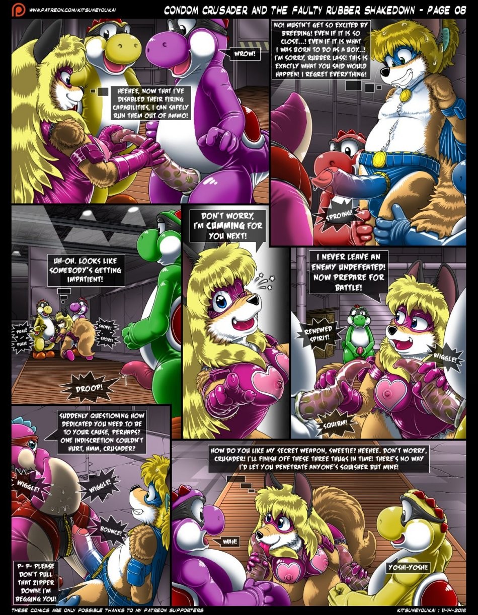 Condom Crusader And The Faulty Rubber Shakedown porn comic picture 8