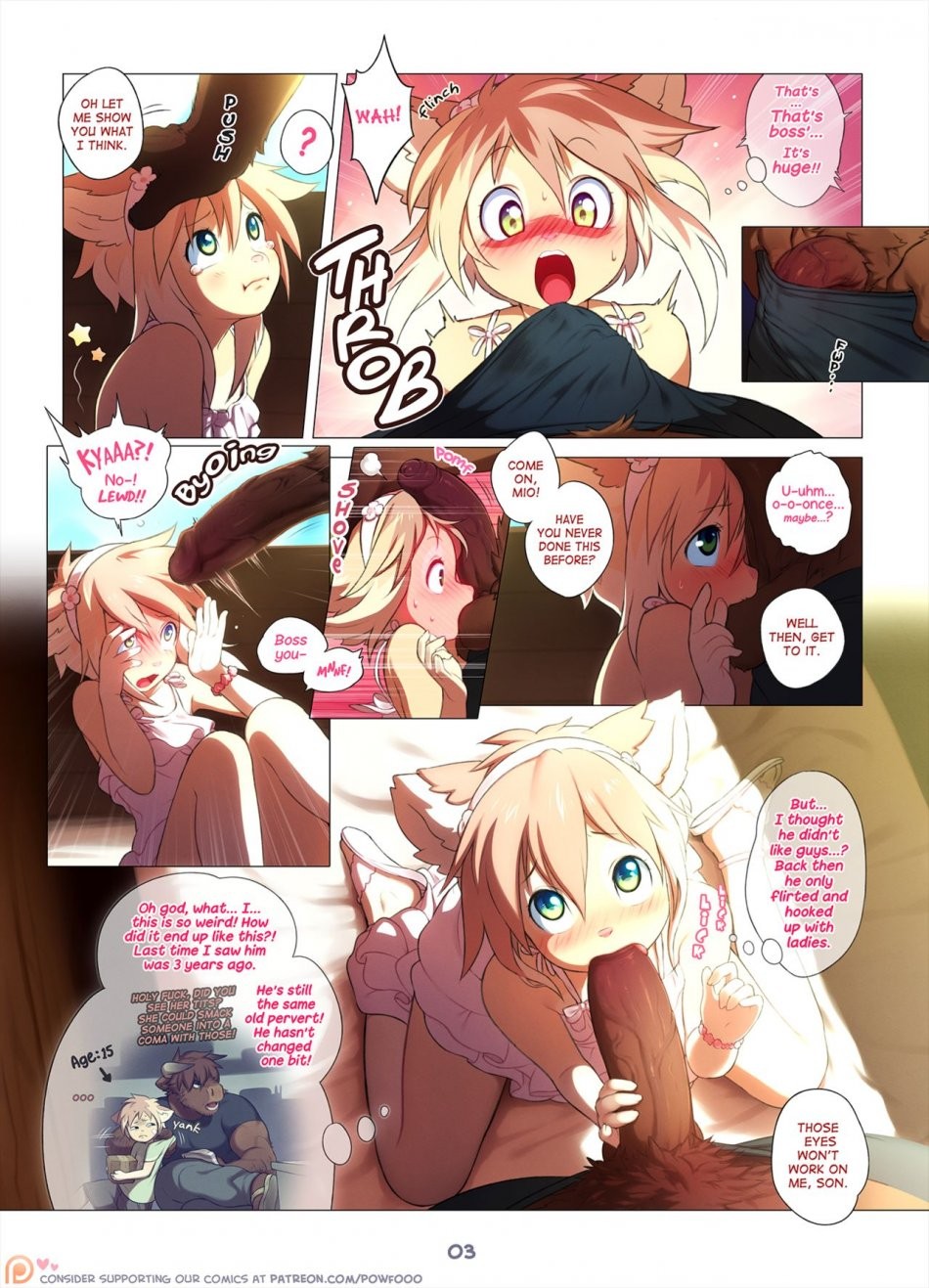Cross Busted porn comic picture 3