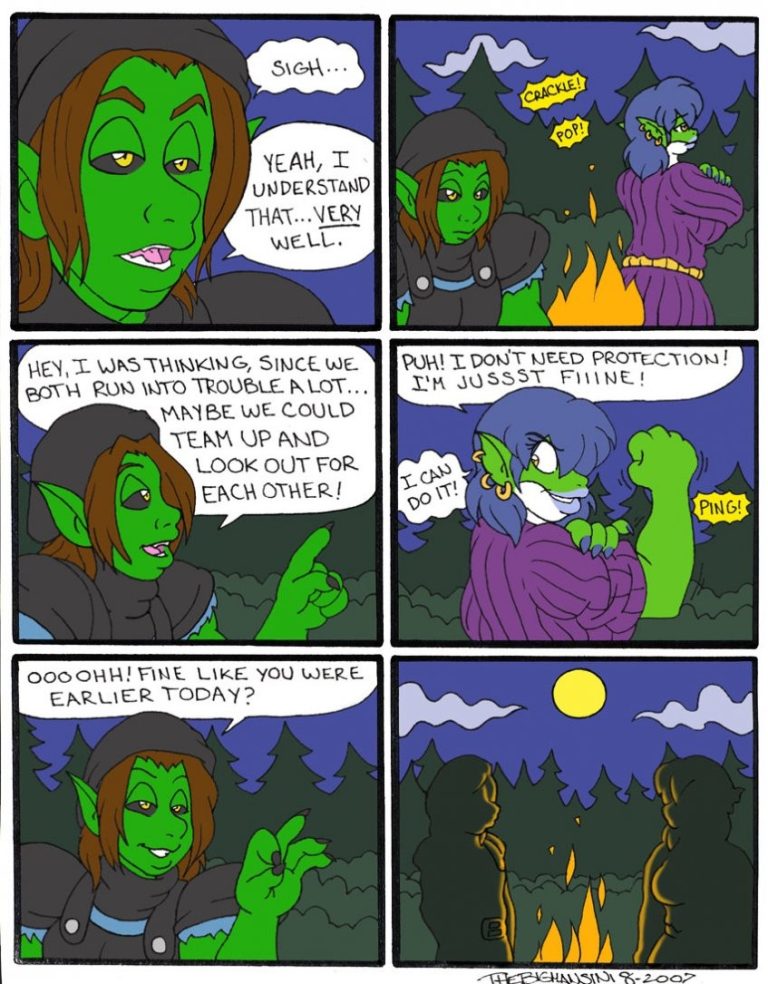 Demona & Ludoc porn comic picture 4