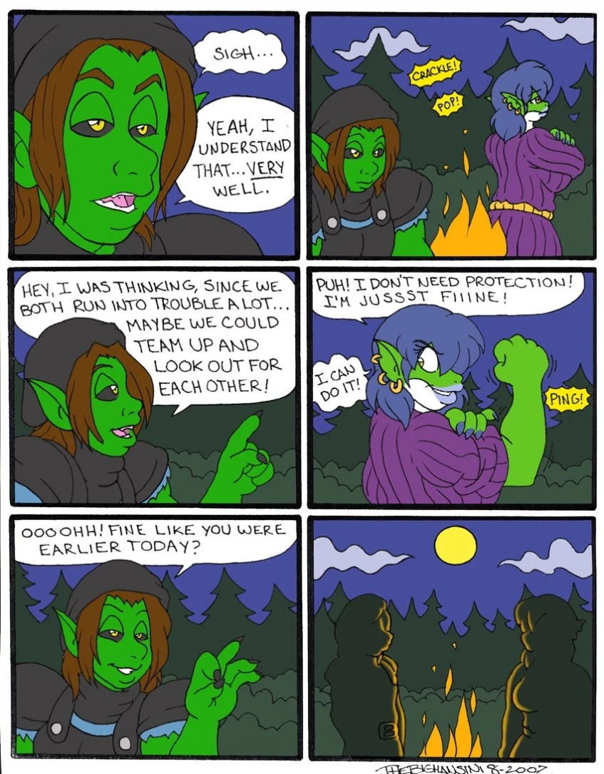 Demona & Ludoc porn comic picture 4