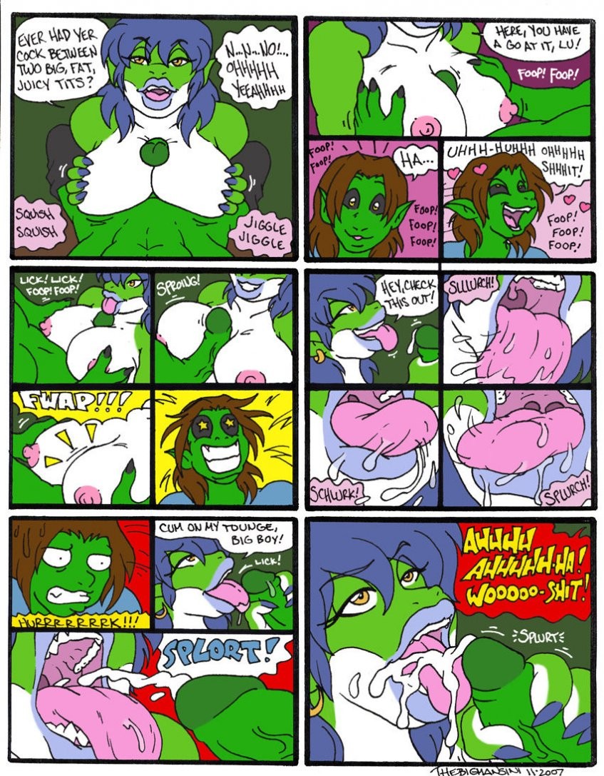Demona & Ludoc porn comic picture 8