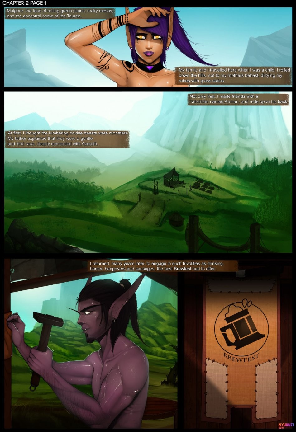 Diary of a Blood Elf (Ongoing) porn comic picture 13
