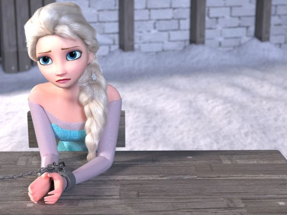 Elsa's Bad ending porn comic picture 1
