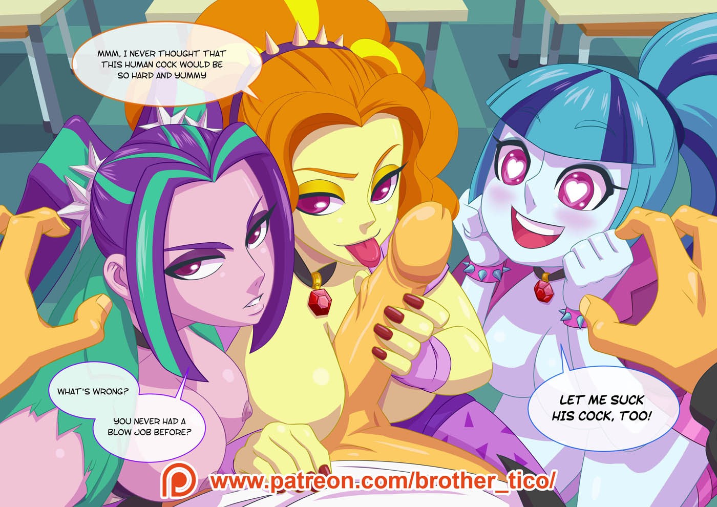 Equestria Girls Rainbow Rocks porn comic picture 1