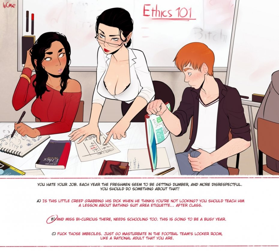 Ethics 101 porn comic picture 1