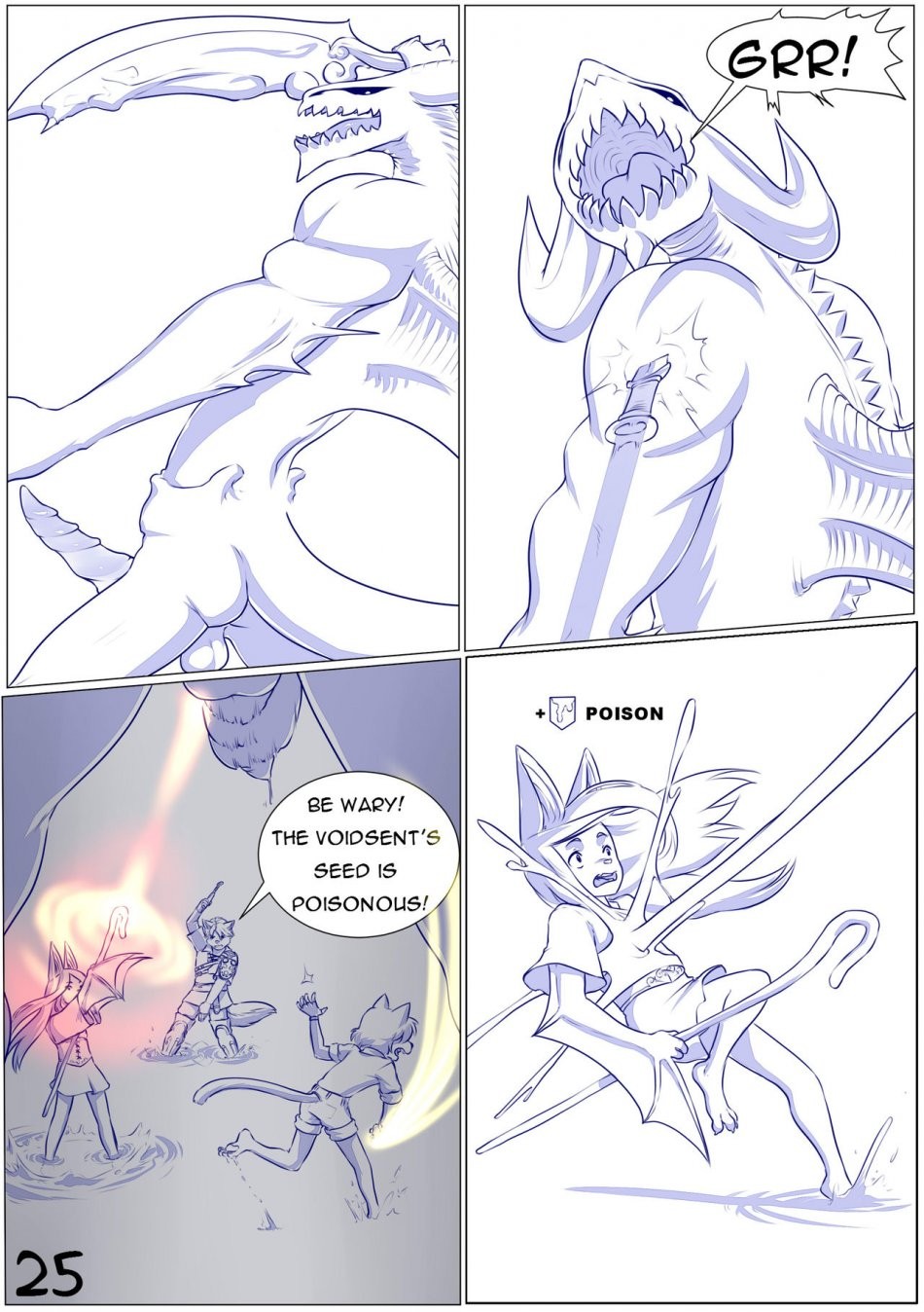 Furry Fantasy XIV 2 porn comic picture 27