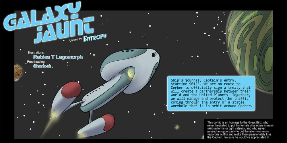 Galaxy Jaunt porn comic picture 1