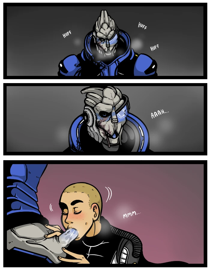 Garrus' Console porn comic picture 1