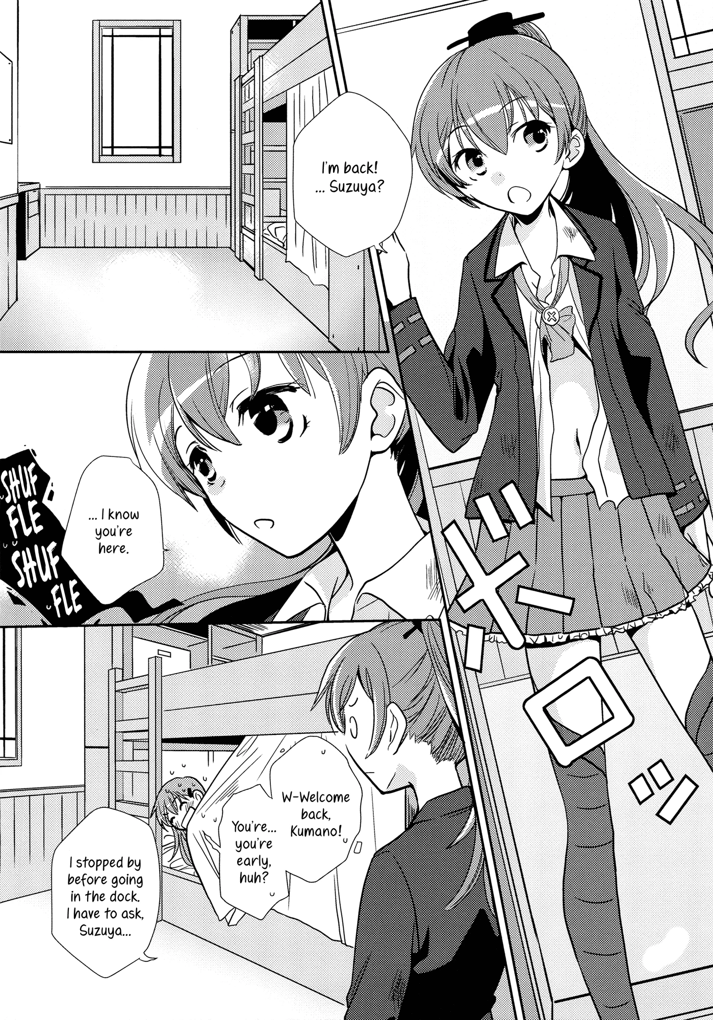 Hon A Book Where Kumano Does What She Wants to Suzuya hentai manga picture 3