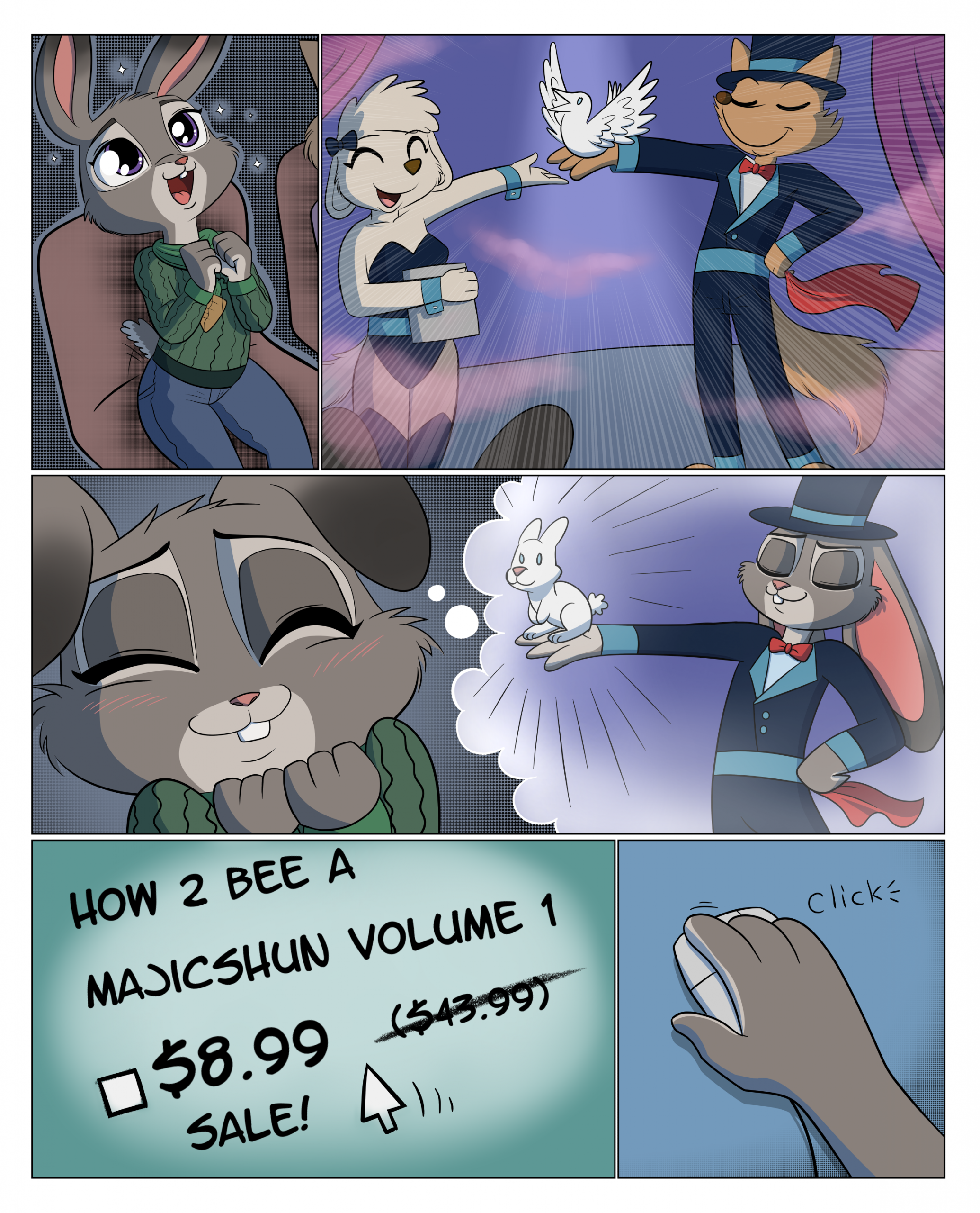 Judy Hopps and the Magician's Bind porn comic picture 2
