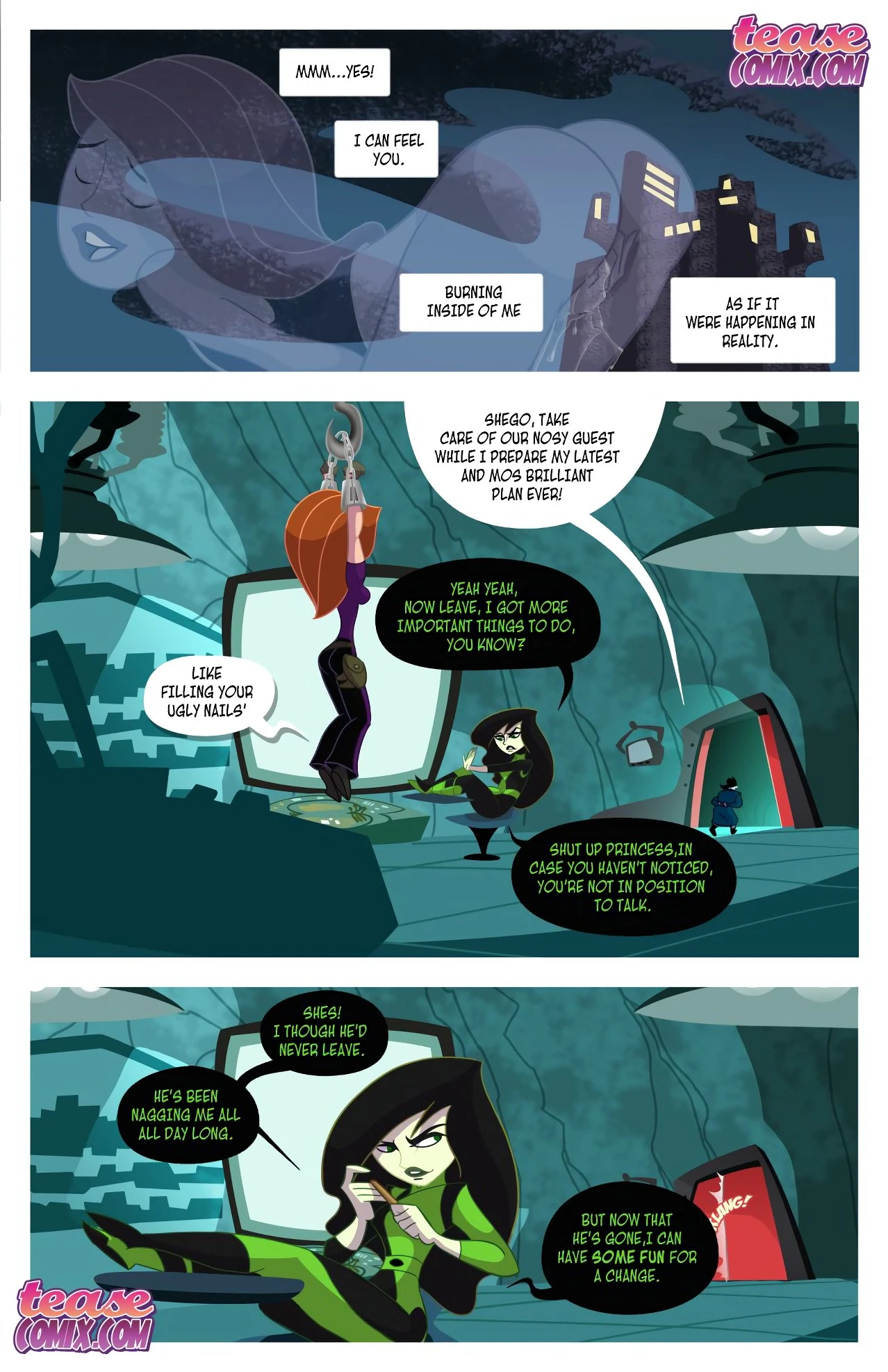 Kinky Possible - A Villain's Bitch Remastered porn comic picture 4