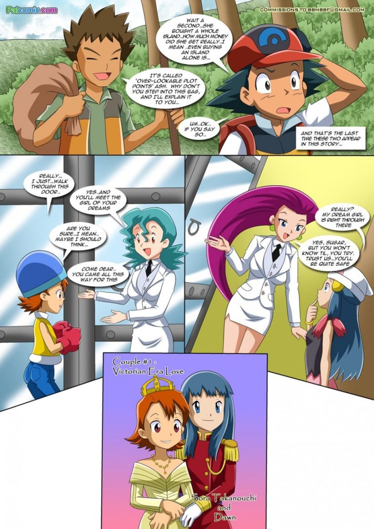 Lesbian Fantasy Island porn comic picture 4