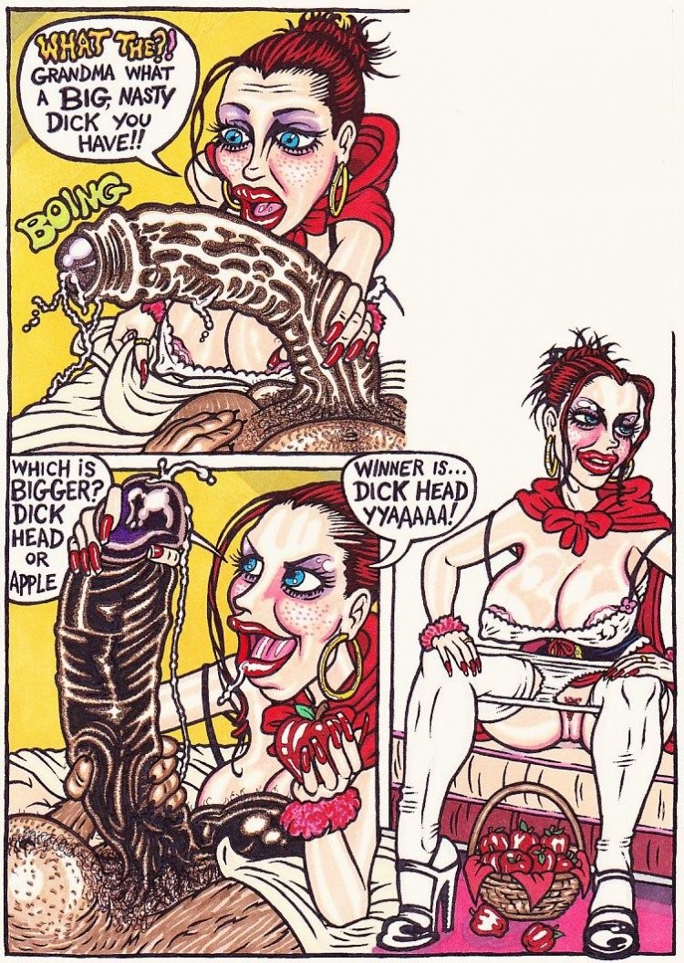 Lil Red Meets Big Billy Wolf porn comic picture 3