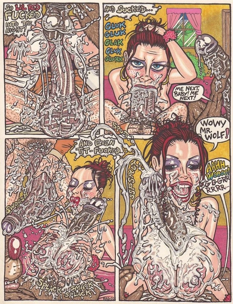 Lil Red Meets Big Billy Wolf porn comic picture 8