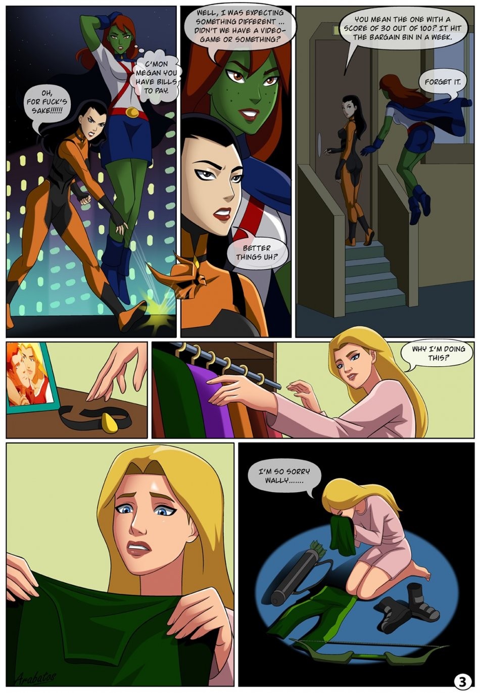 Low Class Heroines porn comic picture 4