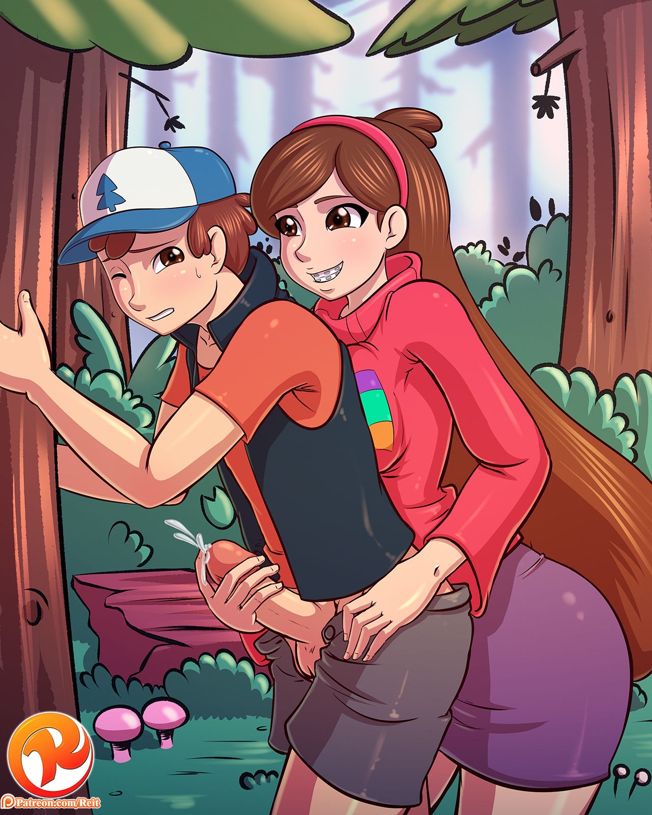 Mabel Pines porn comic picture 2