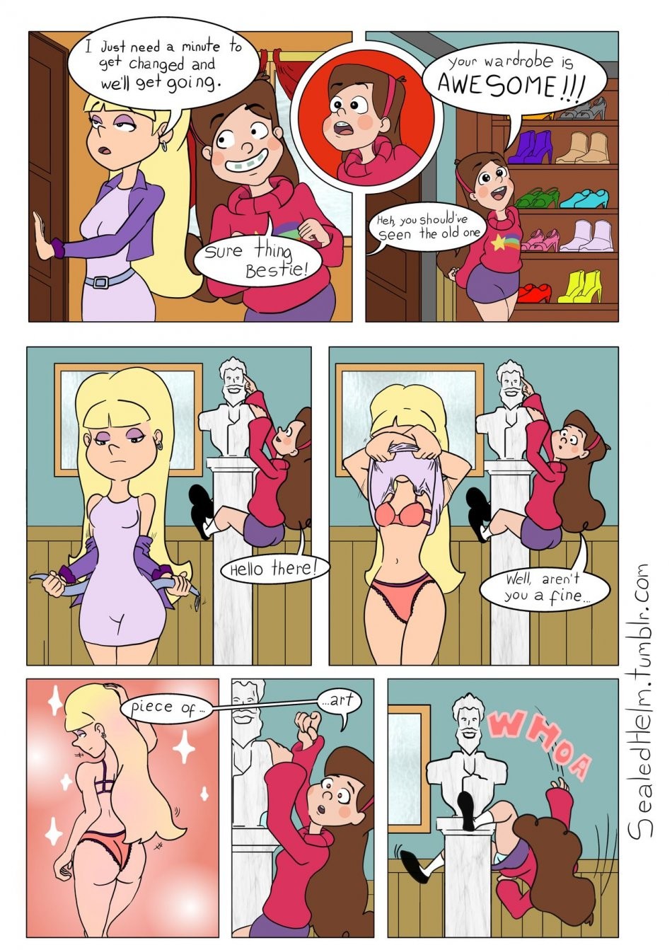 Mabel x Pacifica (Ongoing) porn comic picture 1