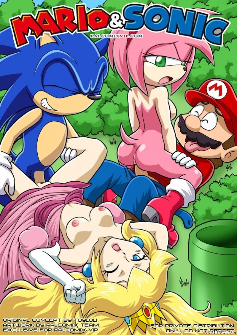 Mario and Sonic porn comic picture 1