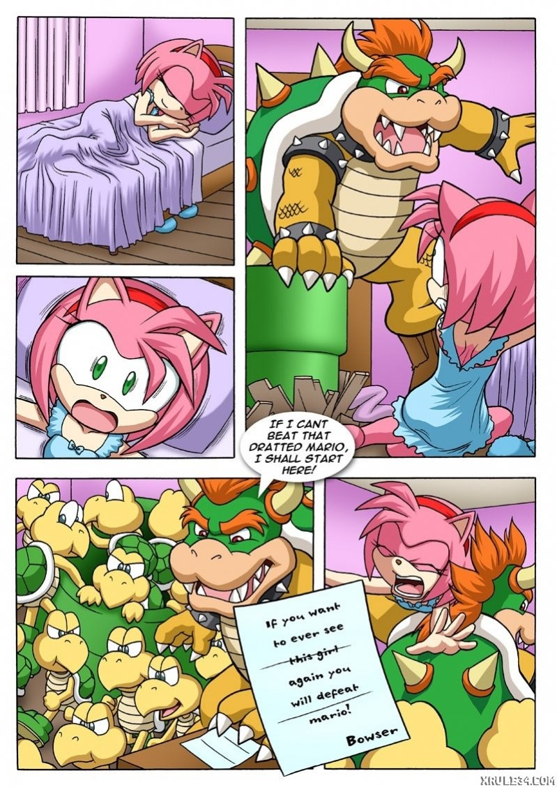 Mario and Sonic porn comic picture 12