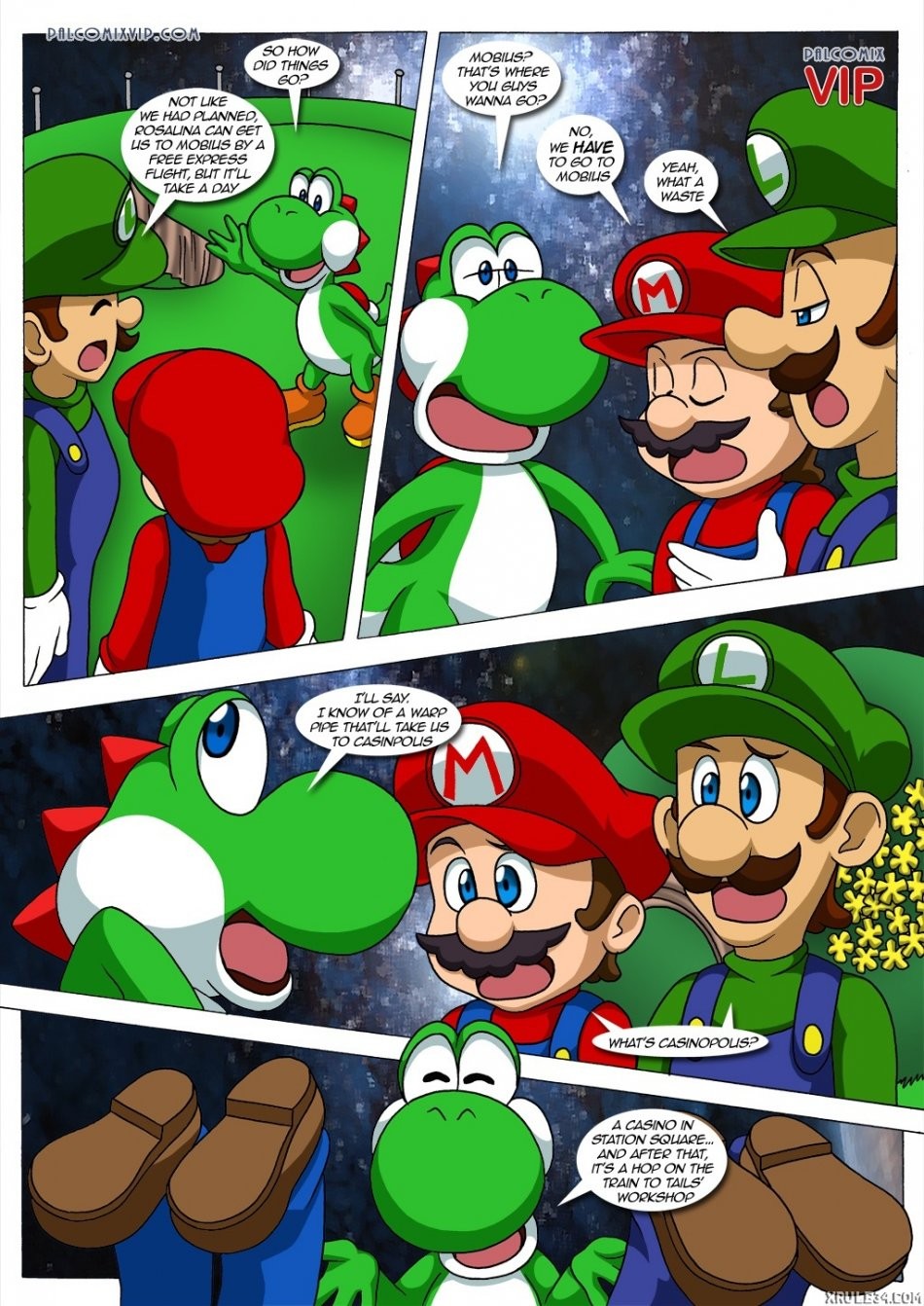 Mario and Sonic porn comic picture 13