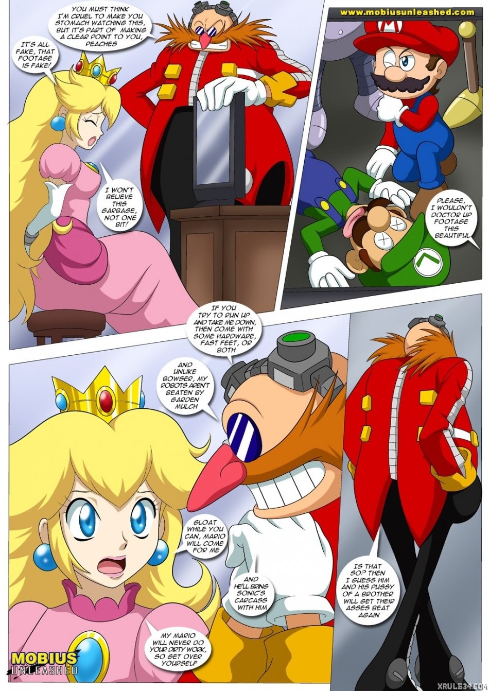 Mario and Sonic porn comic picture 14