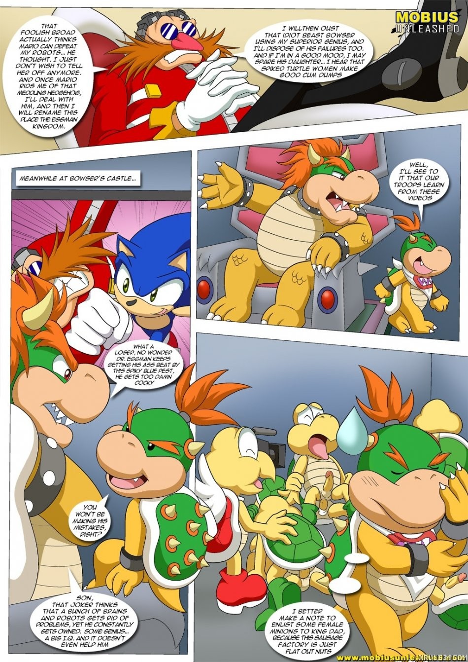 Mario and Sonic porn comic picture 15