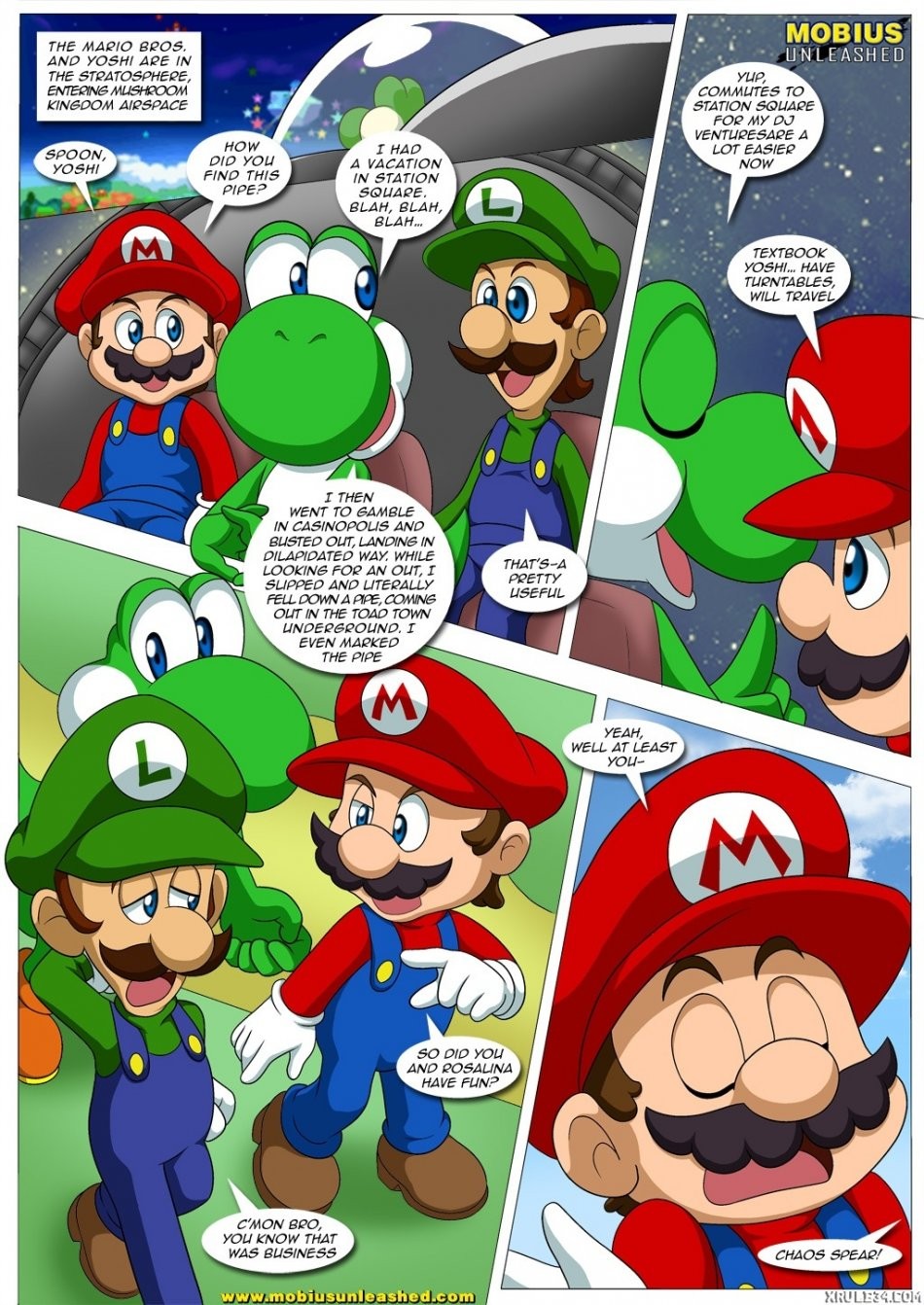 Mario and Sonic porn comic picture 16