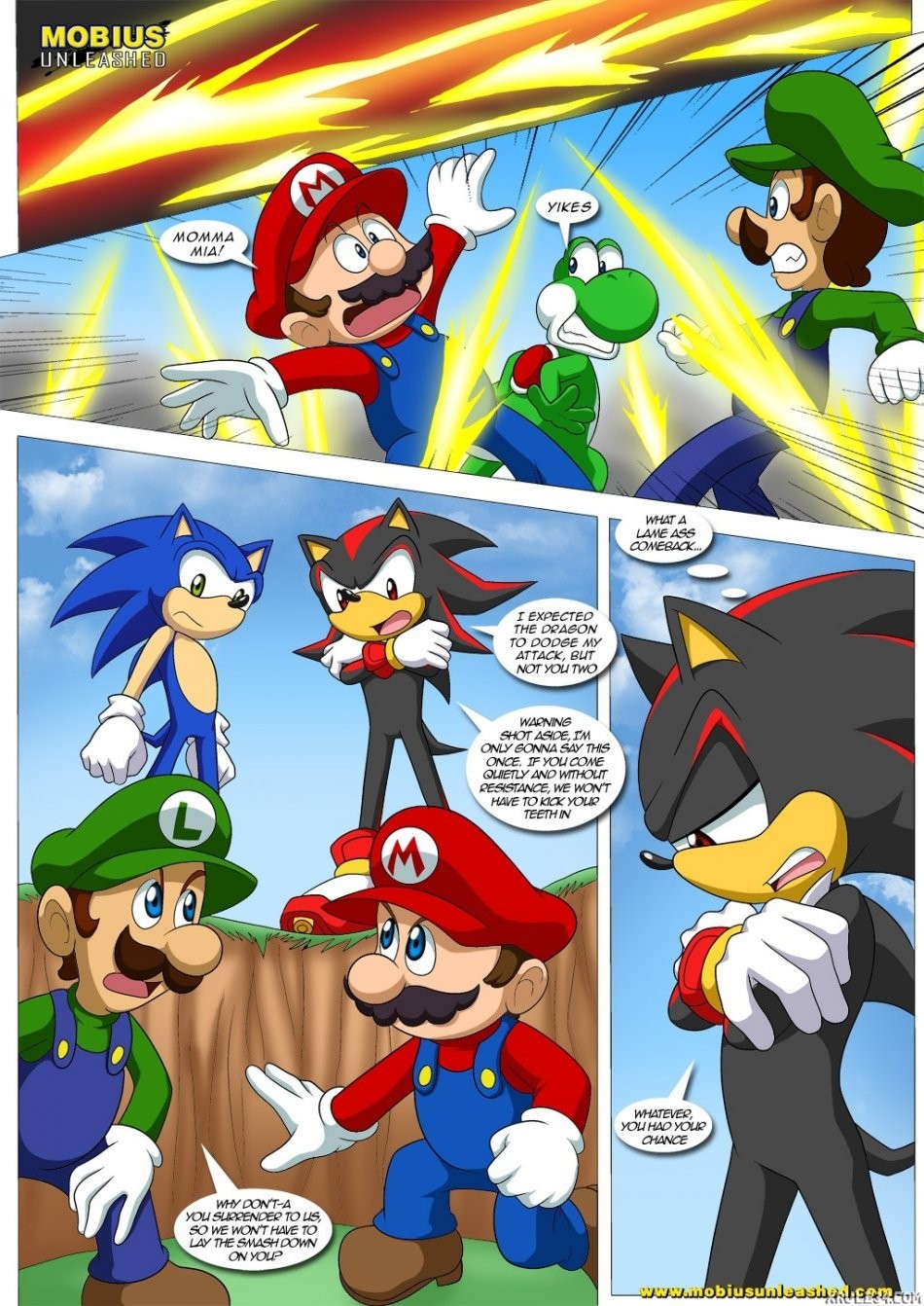 Mario and Sonic porn comic picture 17