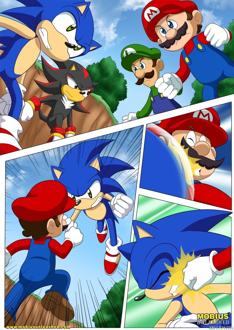 Mario and Sonic porn comic picture 18