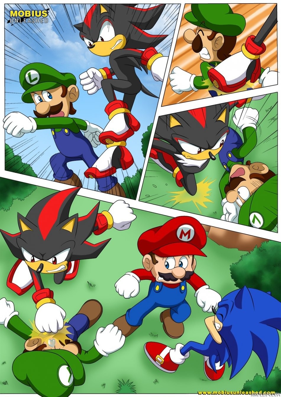 Mario and Sonic porn comic picture 19