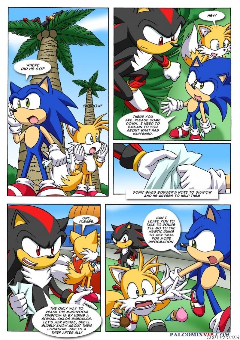 Mario and Sonic porn comic picture 23