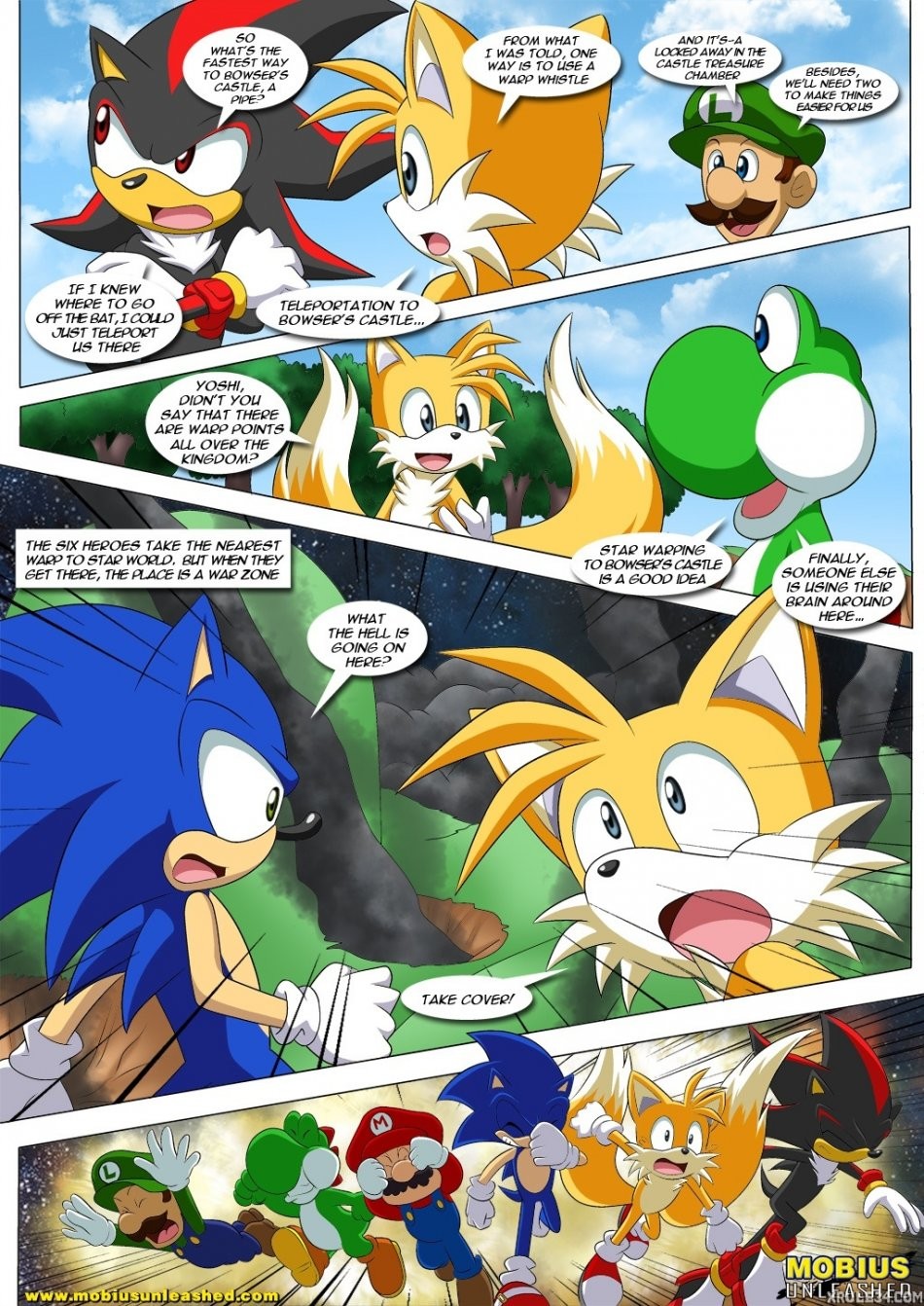 Mario and Sonic porn comic picture 24