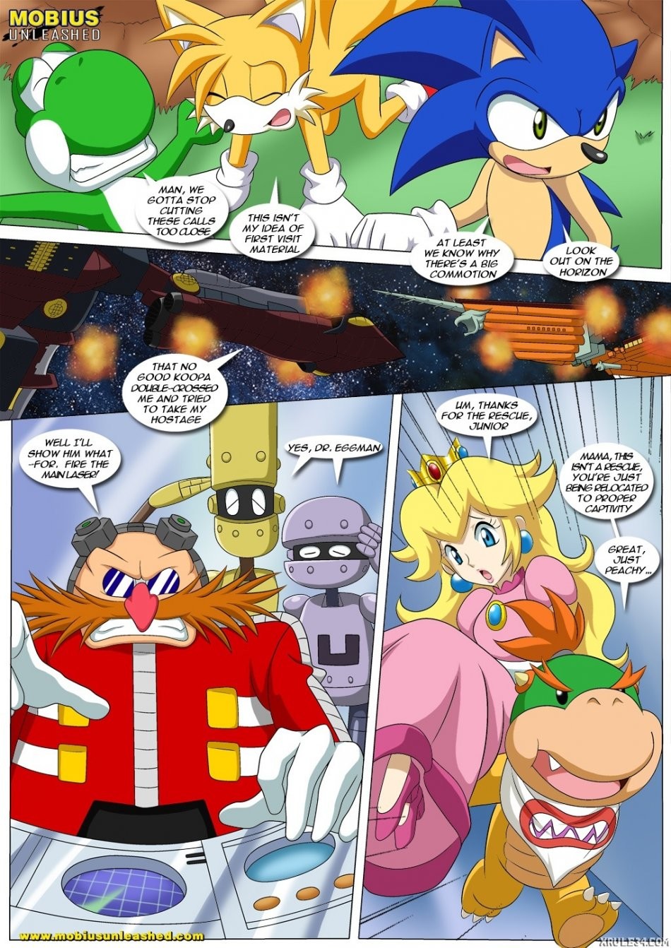 Mario and Sonic porn comic picture 25