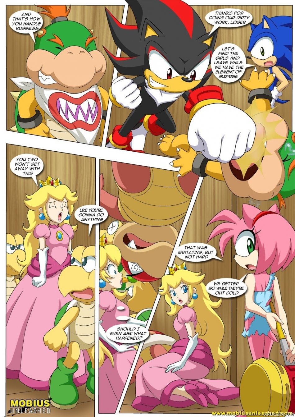 Mario and Sonic porn comic picture 28