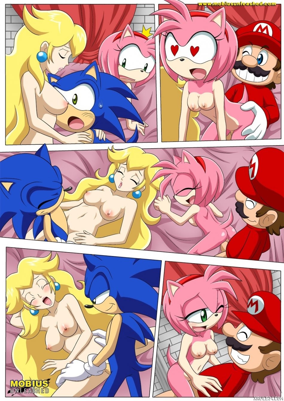 Mario and Sonic porn comic picture 32