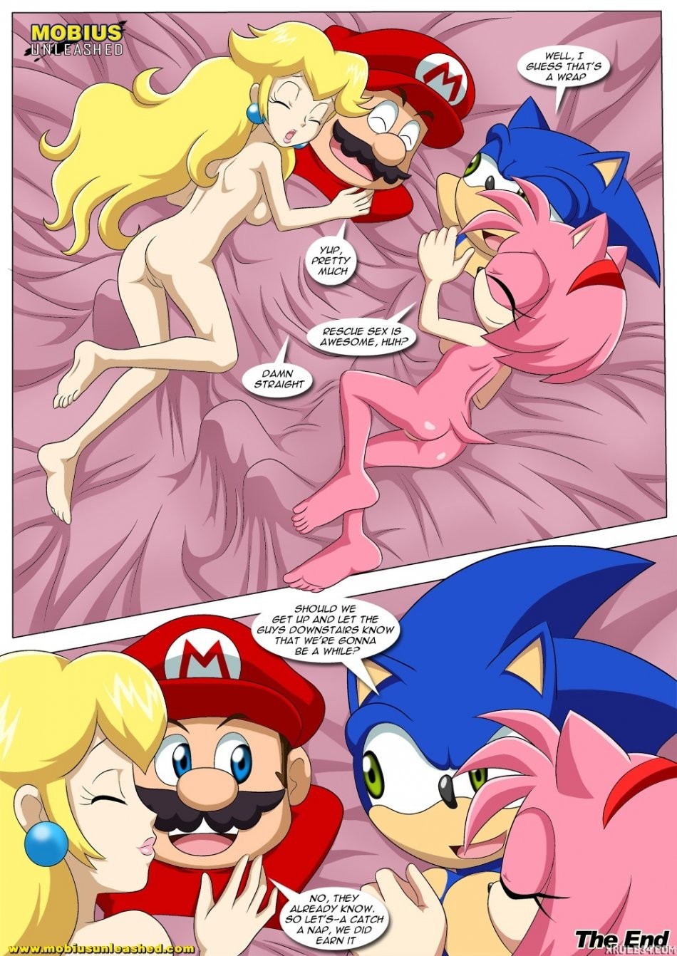 Mario and Sonic porn comic picture 36