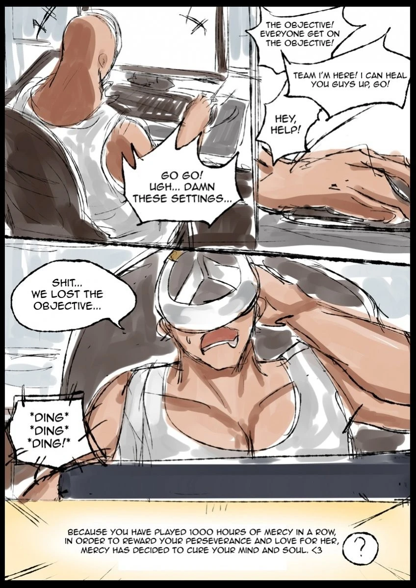 Mercy's Reward porn comic picture 4