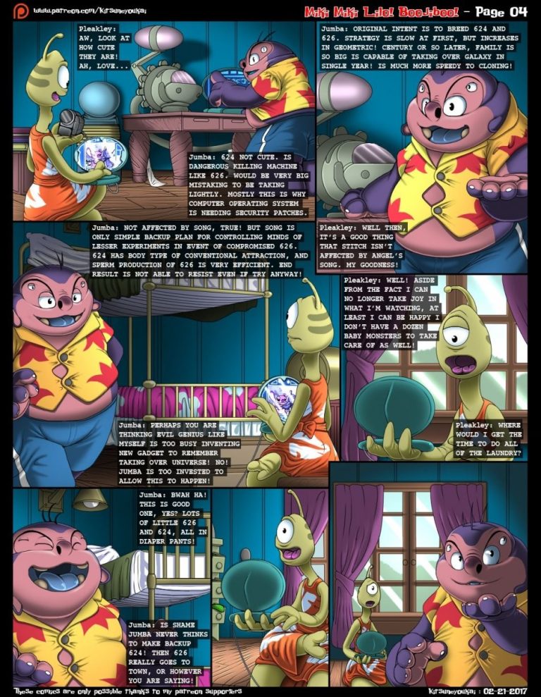Miki Miki Lilo! Boojiboo! porn comic picture 4