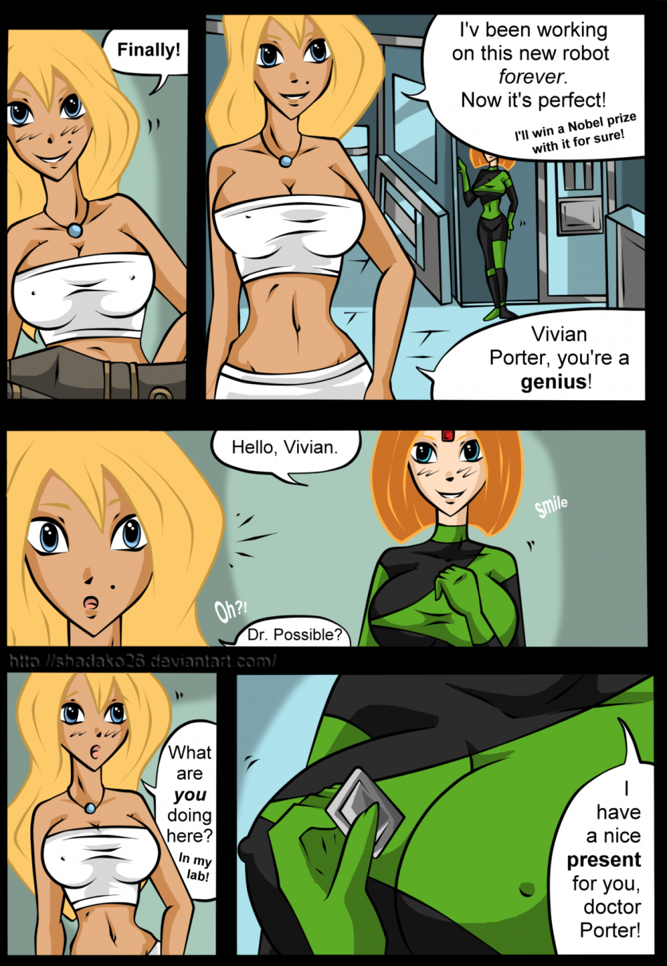 Mistress Shego porn comic picture 12