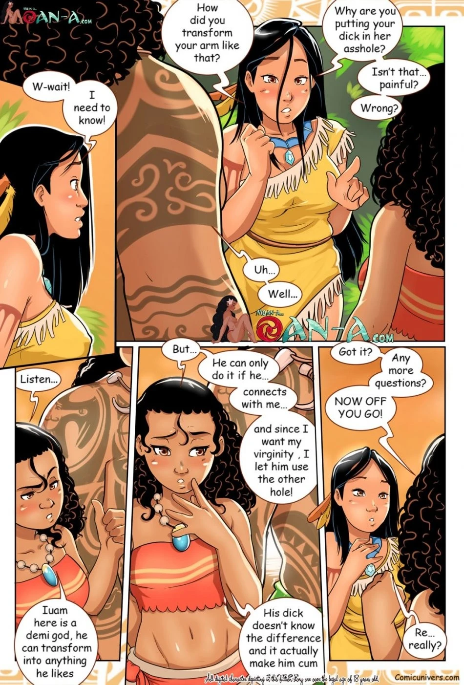 Moana Lost 2 porn comic picture 8