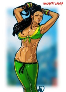 Naughty Laura porn comic picture 1