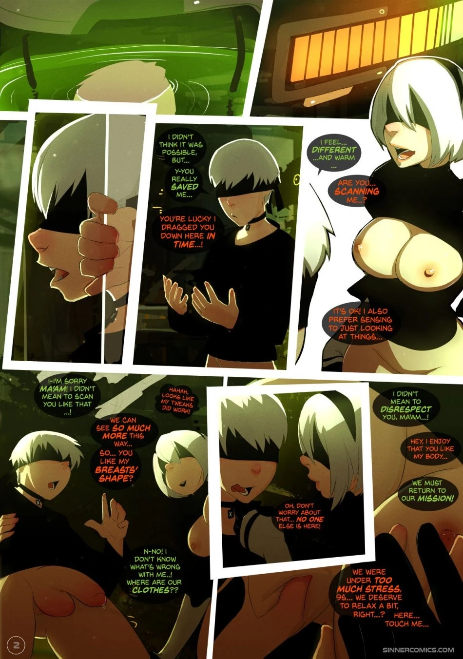 NieR: Automata XXX porn comic picture 2