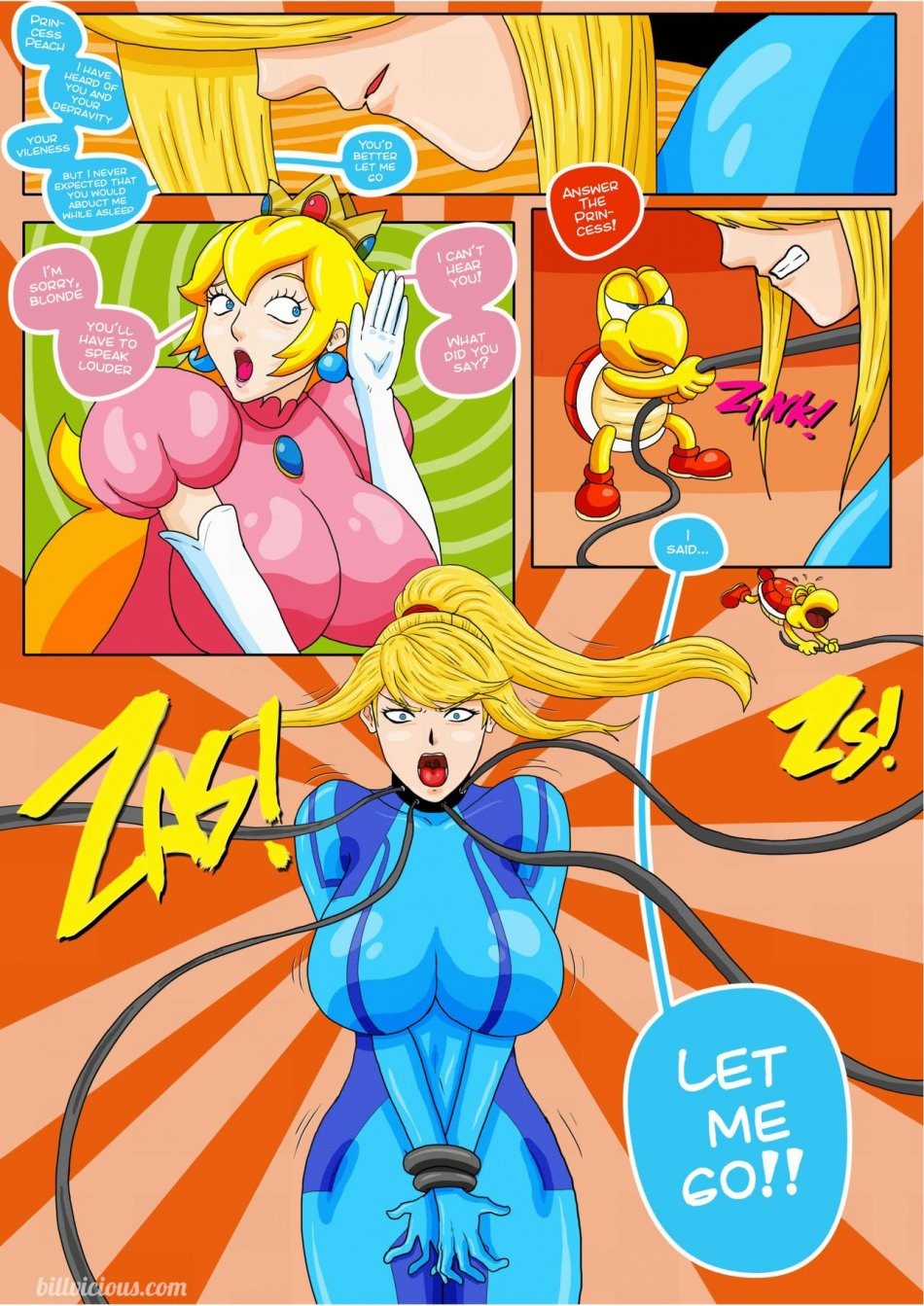 Nintendo fantasies Peach X Samus porn comic picture 10