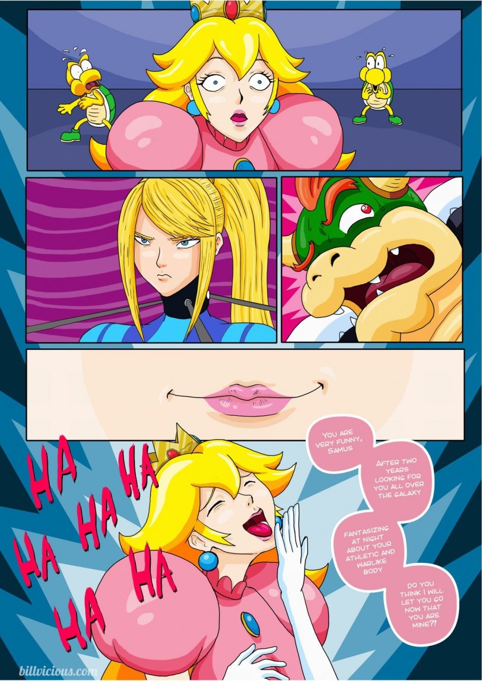 Nintendo fantasies Peach X Samus porn comic picture 11